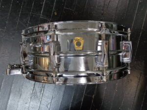 Ludwig Super Sensitive Snare drum keystone badge 1964