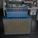 Garnet D15TR rehoused as a head and 2X10" speaker cabinet with Alnico Jensen speakers