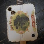 Big Wolf Cigar Box 3 string Electric Guitar